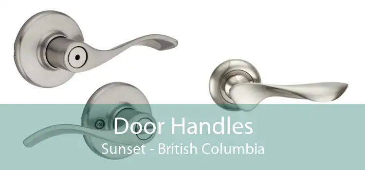 Door Handles Sunset - British Columbia