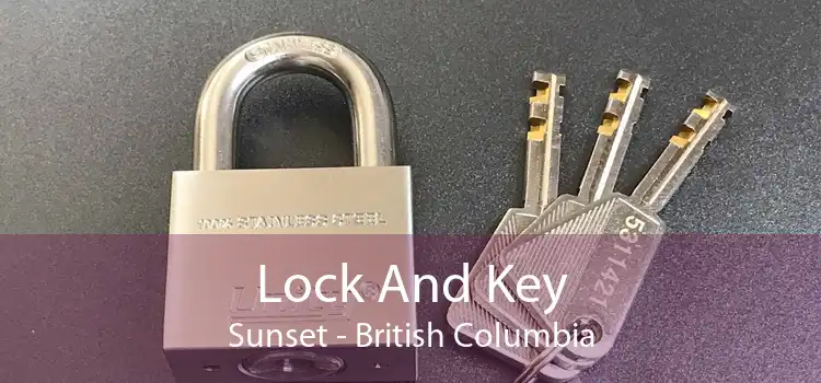 Lock And Key Sunset - British Columbia
