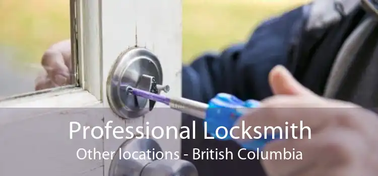 Professional Locksmith Other locations - British Columbia